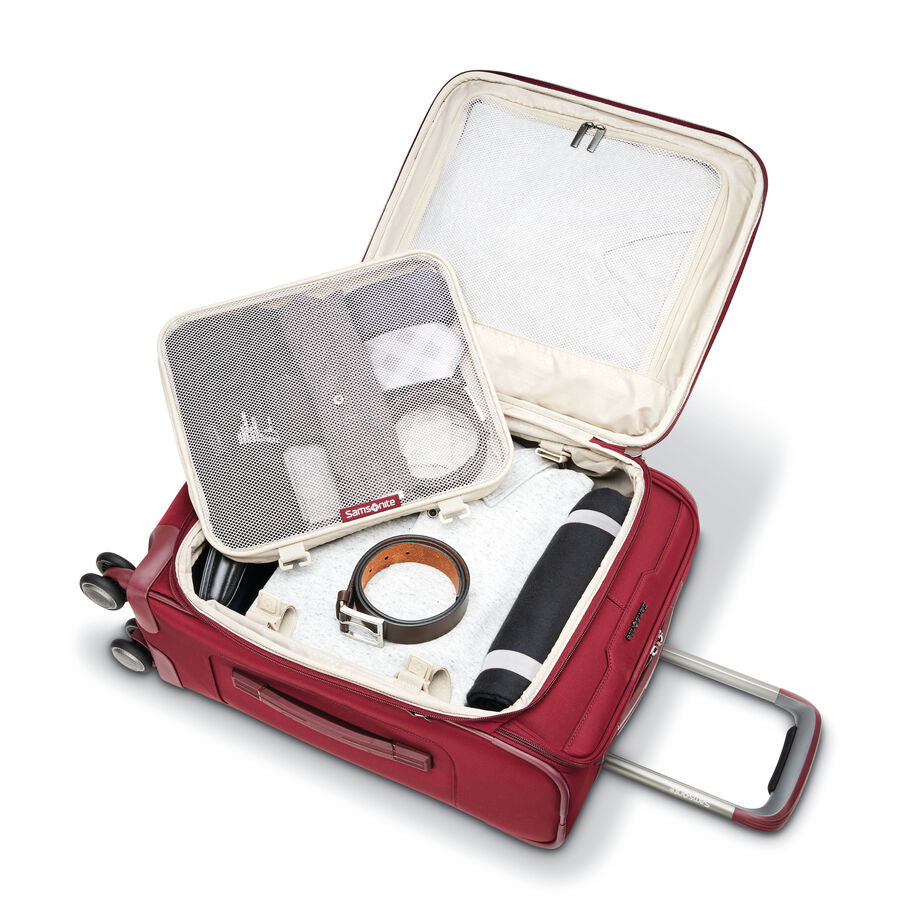 Samsonite Silhouette 17 Carry-On Spinner , , 1390162136_COSpin_2_Interior_Stylized