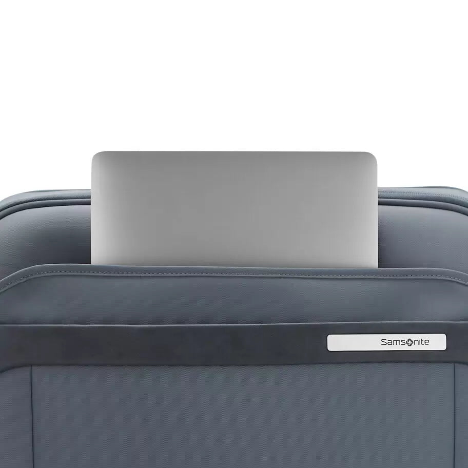 Samsonite Elevation Plus Softside 22x14x19 Carry-On Spinner, Midnight Blue , , 147937-1549-FRONT_POCKET-11