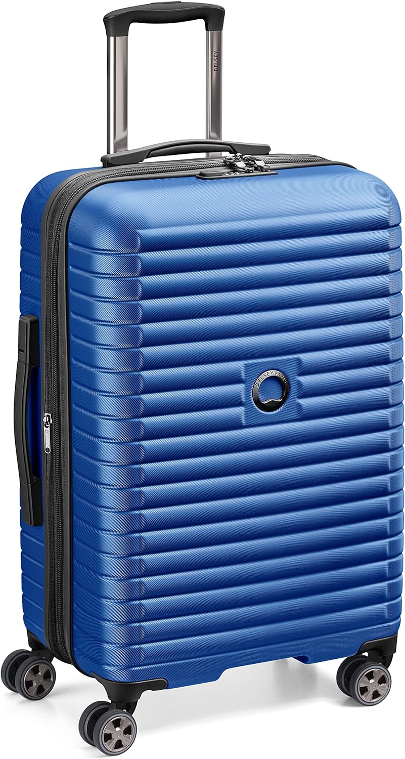 Delsey Cruise 3.0 Medium Checked Expandable Spinner , , 91FI3P4EBUL._AC_SL1500