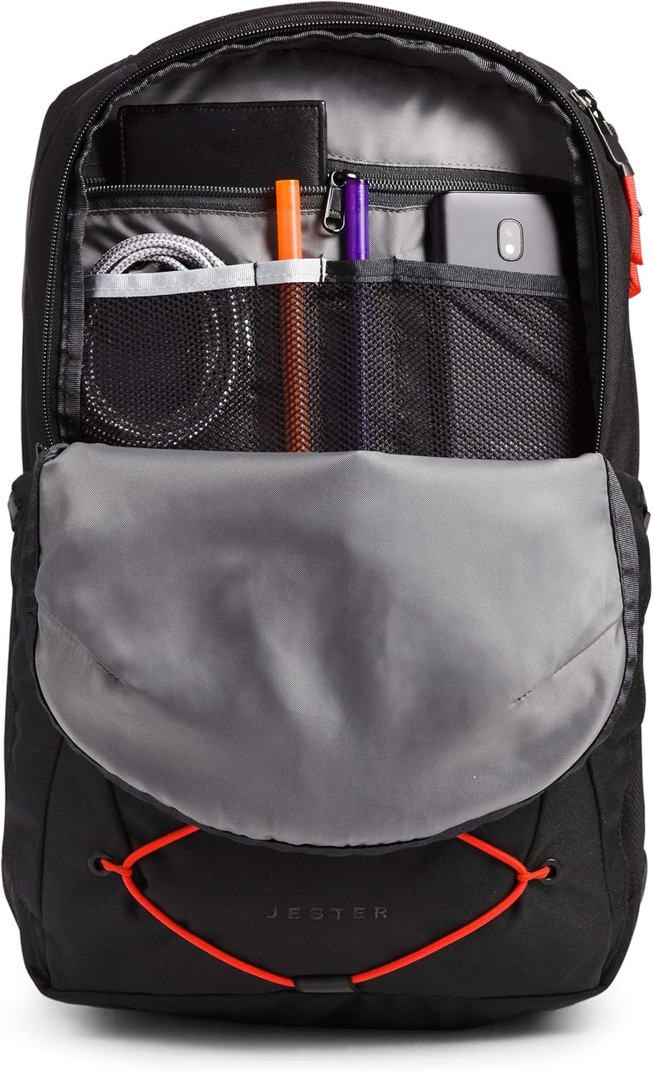 The North Face Women's Jester Backpack, TNF Black/Flare