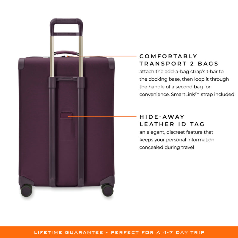 Briggs & Riley Baseline Limited Edition Large Expandable Spinner - Plum , , BLU129CXSP-646_1