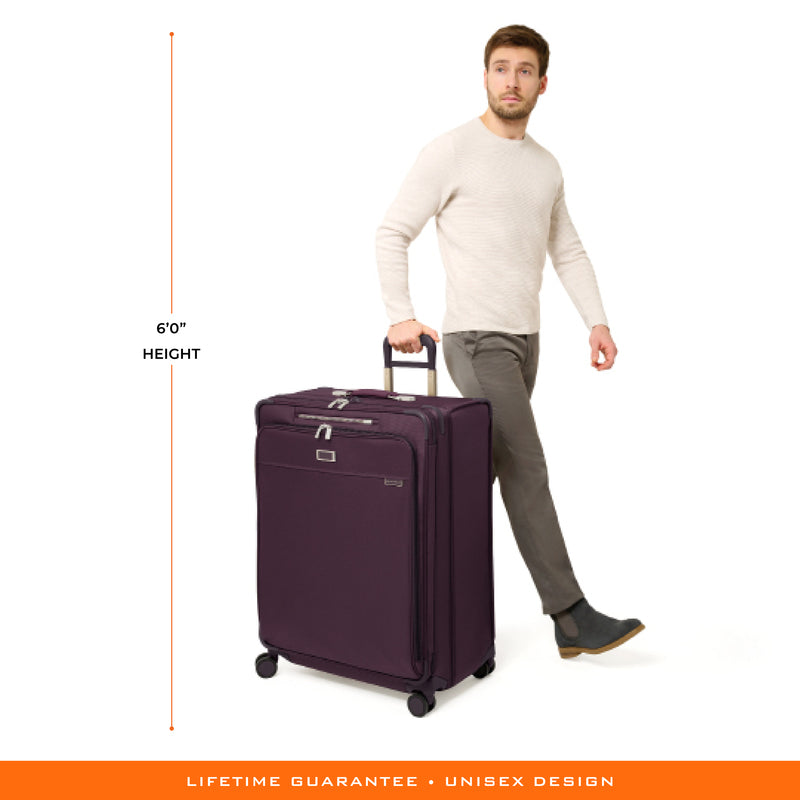 Briggs & Riley Baseline Limited Edition Extra Large Expandable Spinner - Plum , , BLU131CXSP-647