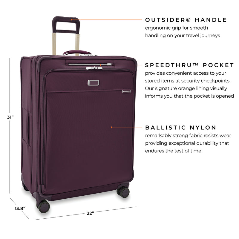 Briggs & Riley Baseline Limited Edition Extra Large Expandable Spinner - Plum , , BLU131CXSP-64_1