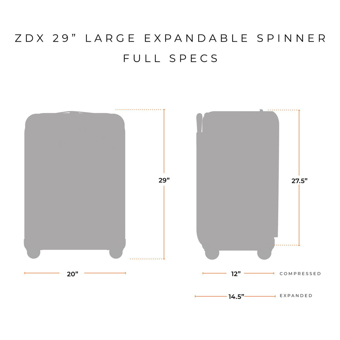 Briggs & Riley ZDX Large Expandable Spinner , , ZXU129SPX-45_ff9ff23f-3b32-487b-9a07-2fdc37332de5
