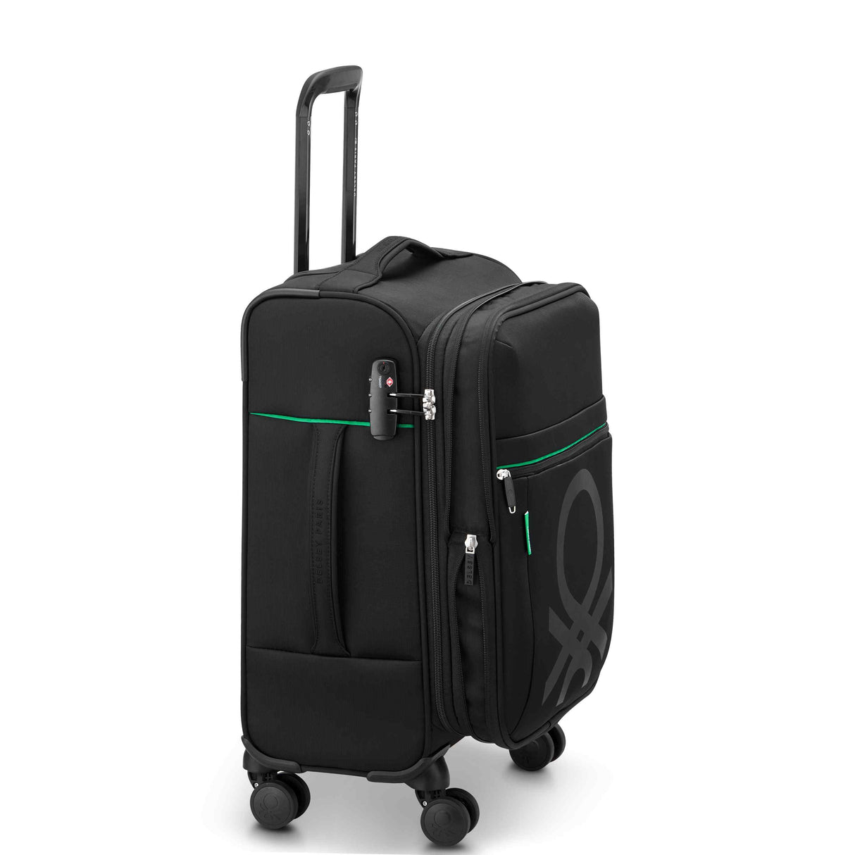 United Colors of Benetton x Delsey Color Block Carry-On Spinner
