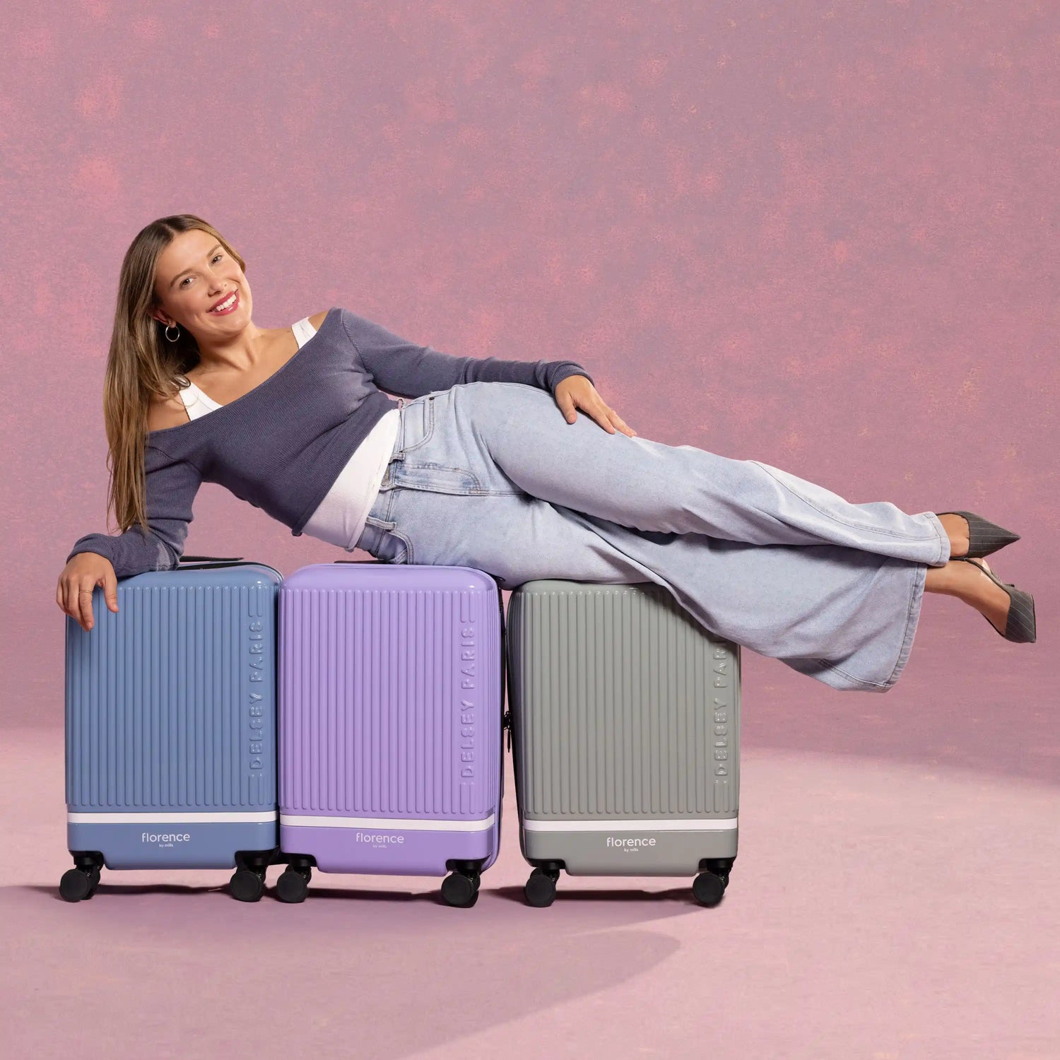 florence by mills Spin Me Away Carry-On Plus Expandable Spinner