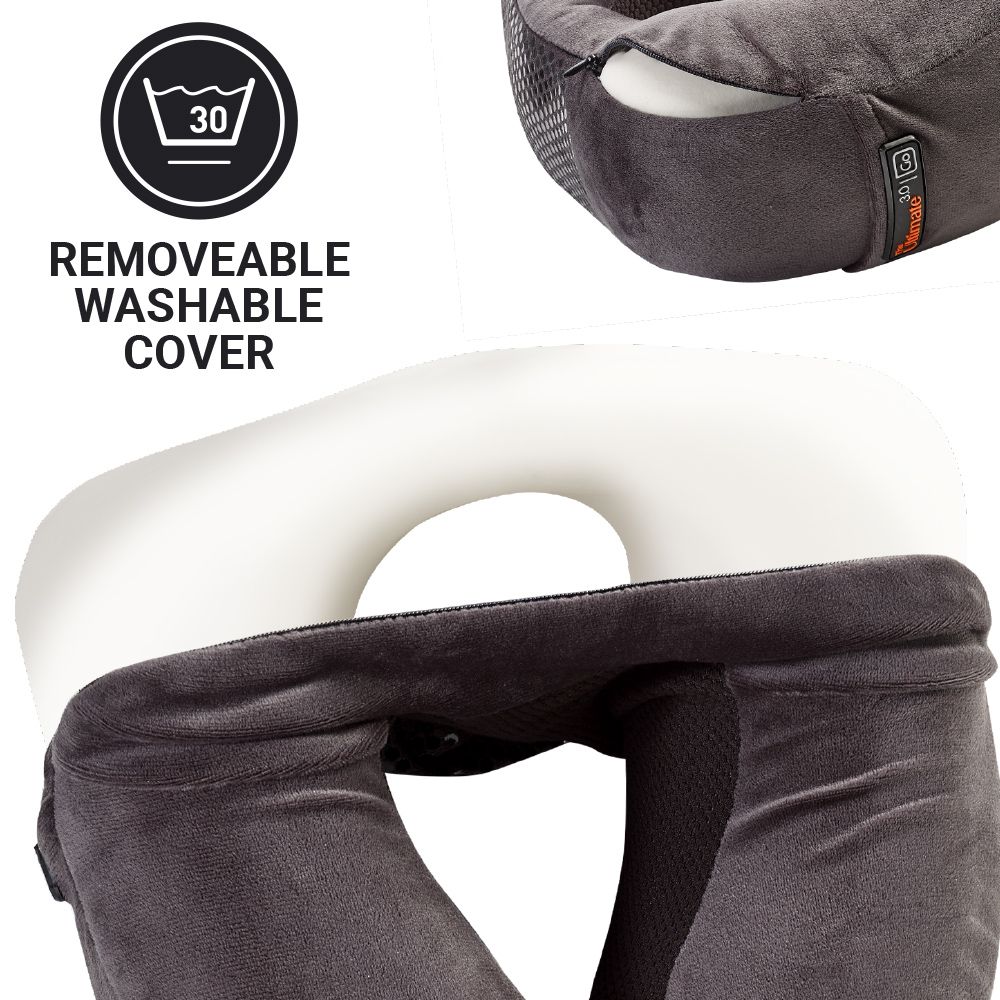 Go Travel Ultimate 3.0 Travel Pillow (Dark Grey) , , 489.301_g