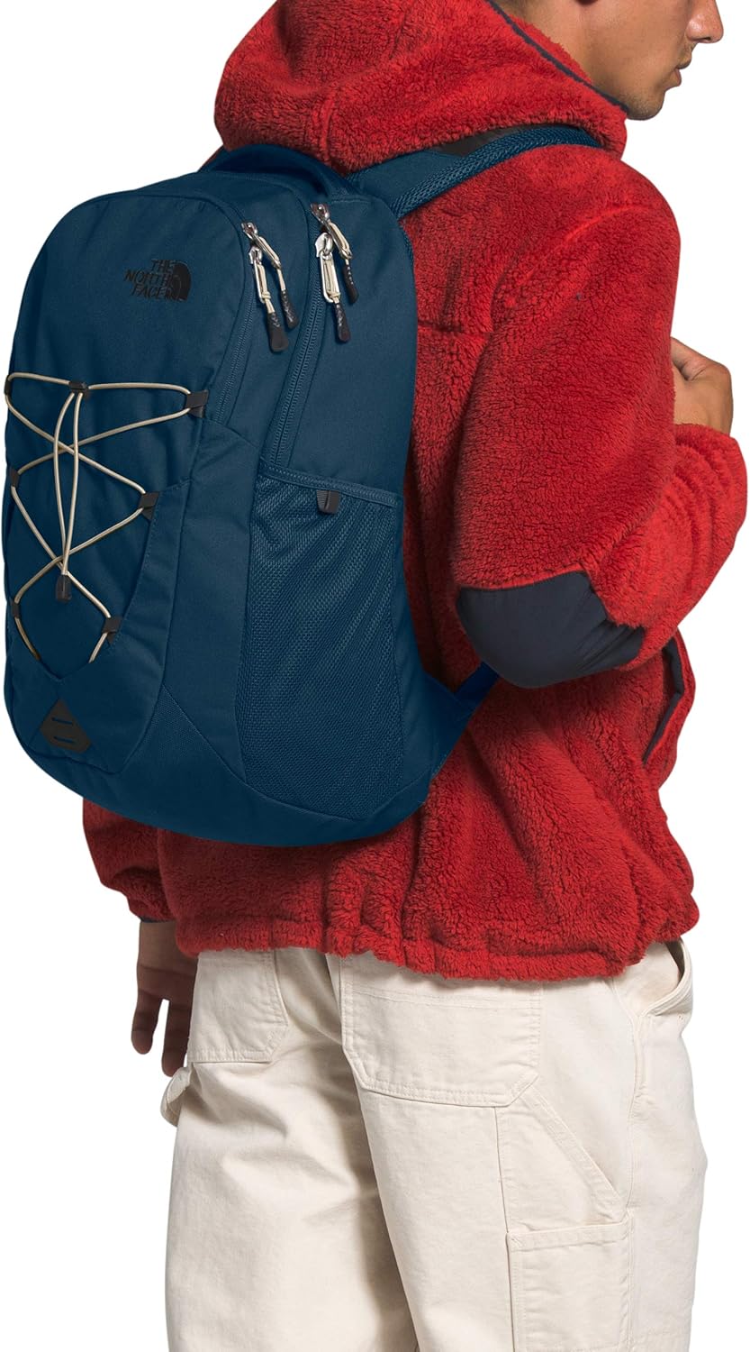 The North Face Jester Backpack, Blue Wing Teal/Twill Beige