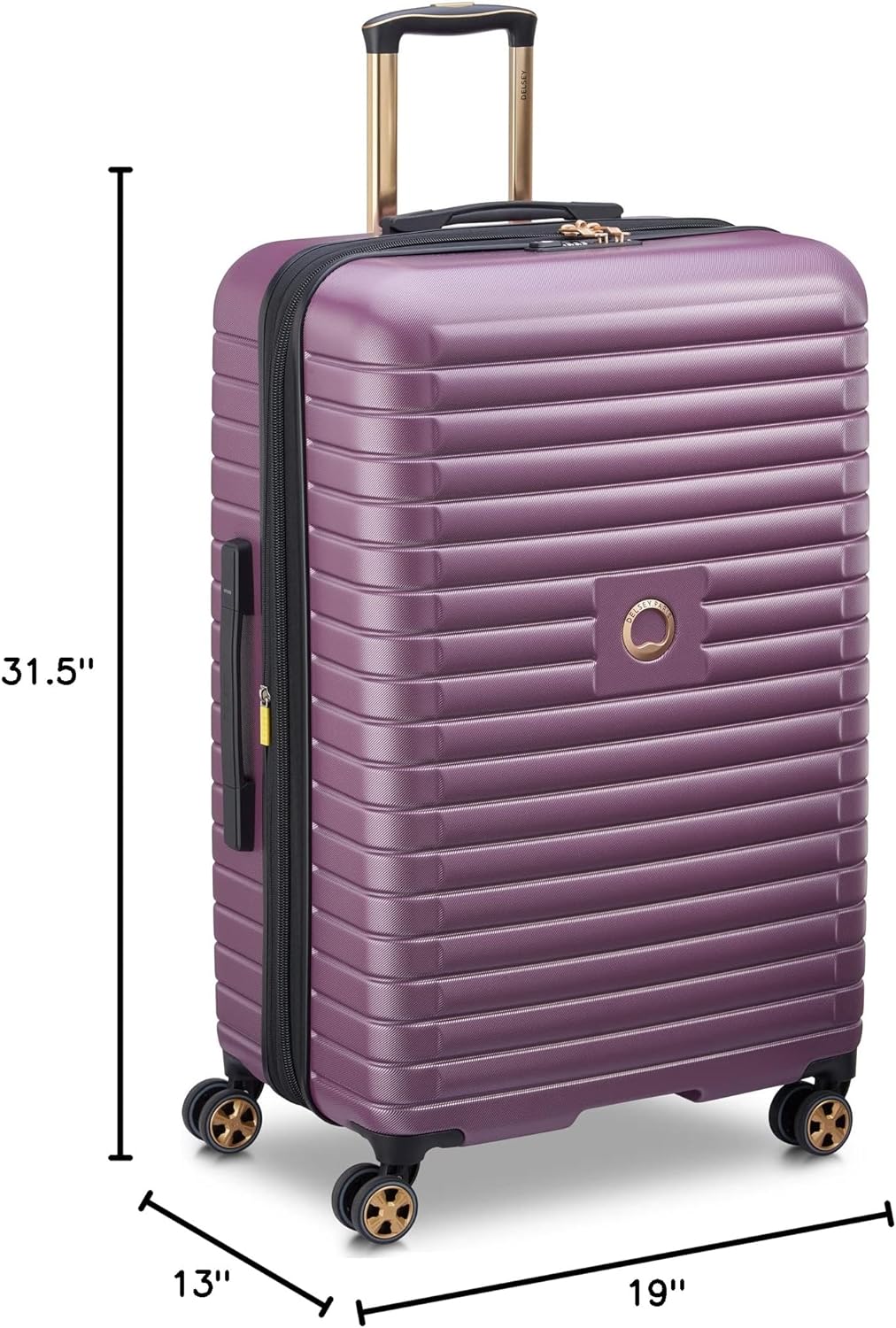 Delsey Cruise 3.0 Large Checked Expandable Spinner , , 81uDWFFGKfL._AC_SL1500