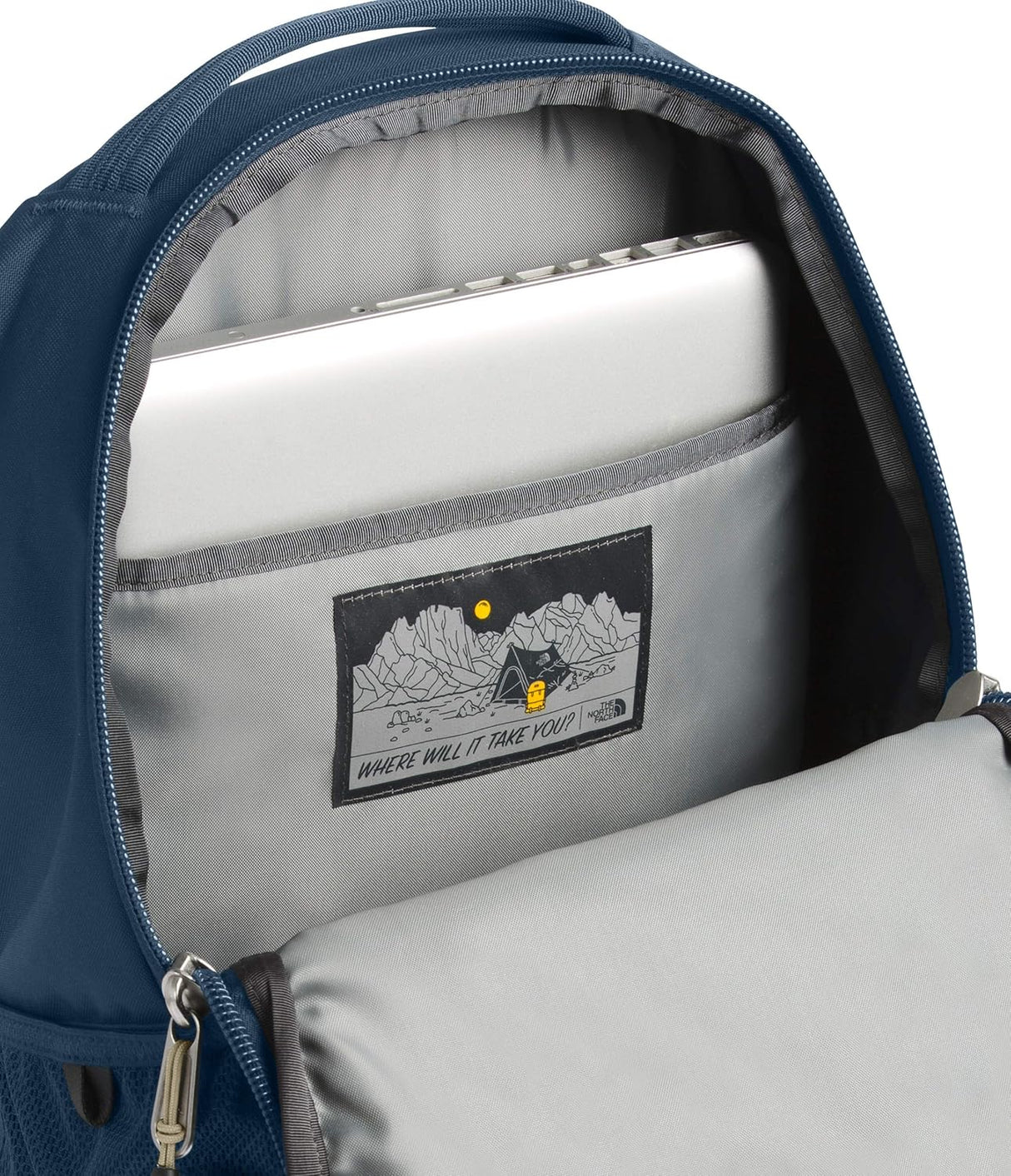 The North Face Jester Backpack, Blue Wing Teal/Twill Beige
