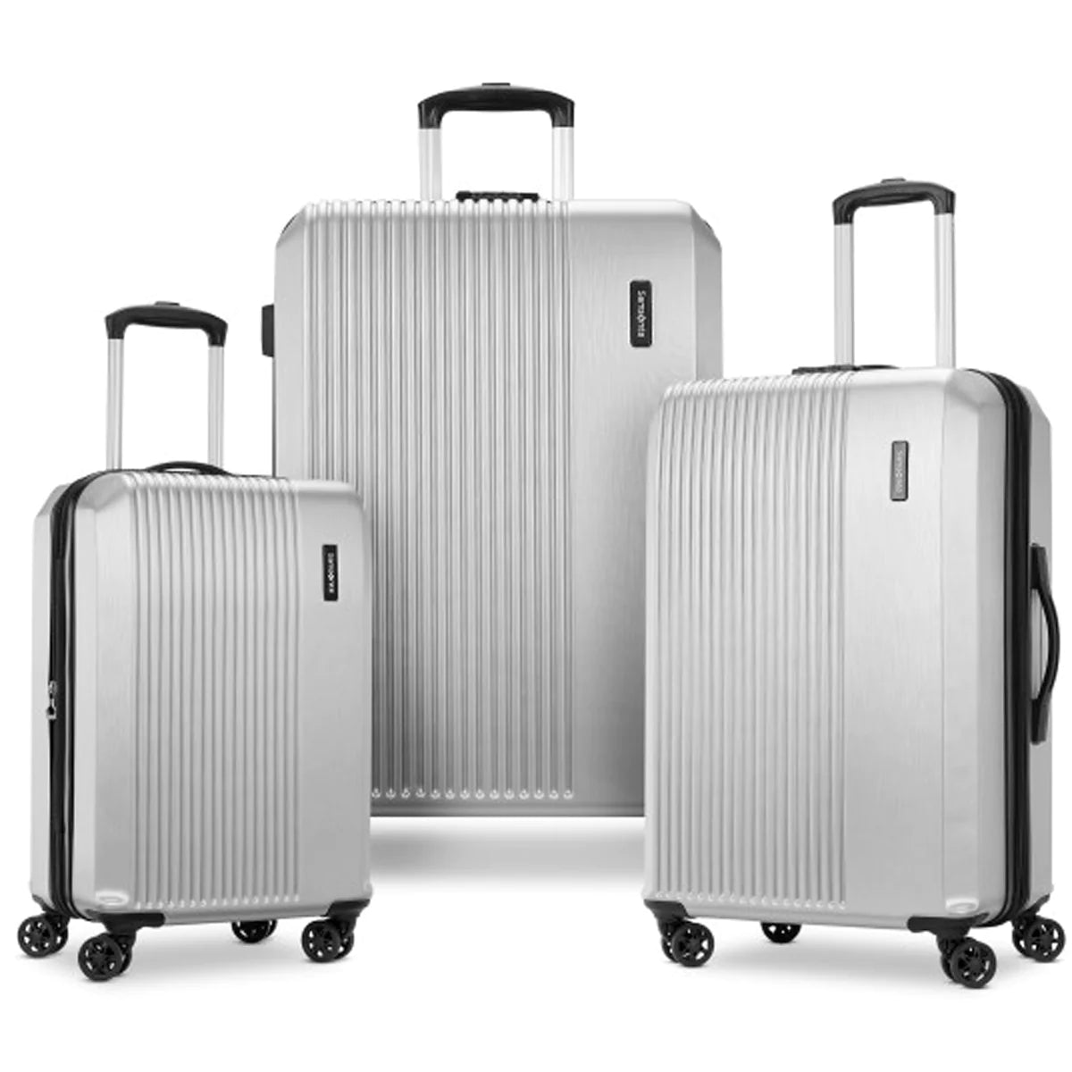 Samsonite Alliance SE 3 Piece Expandable Spinner Set , Aluminum Silver , ALLIANCESE-ALUMINUMSILVER-FULLSET_1024x1024_2x_71195467-1a3a-478b-9dc5-36ce41e023d3