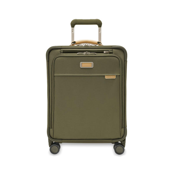 Briggs & Riley Baseline Global 21" Carry-On Expandable Spinner , Olive , BLU121CXSPW-7f_1_600x_51d39179-406b-412a-aa0f-b5c9a1f836aa