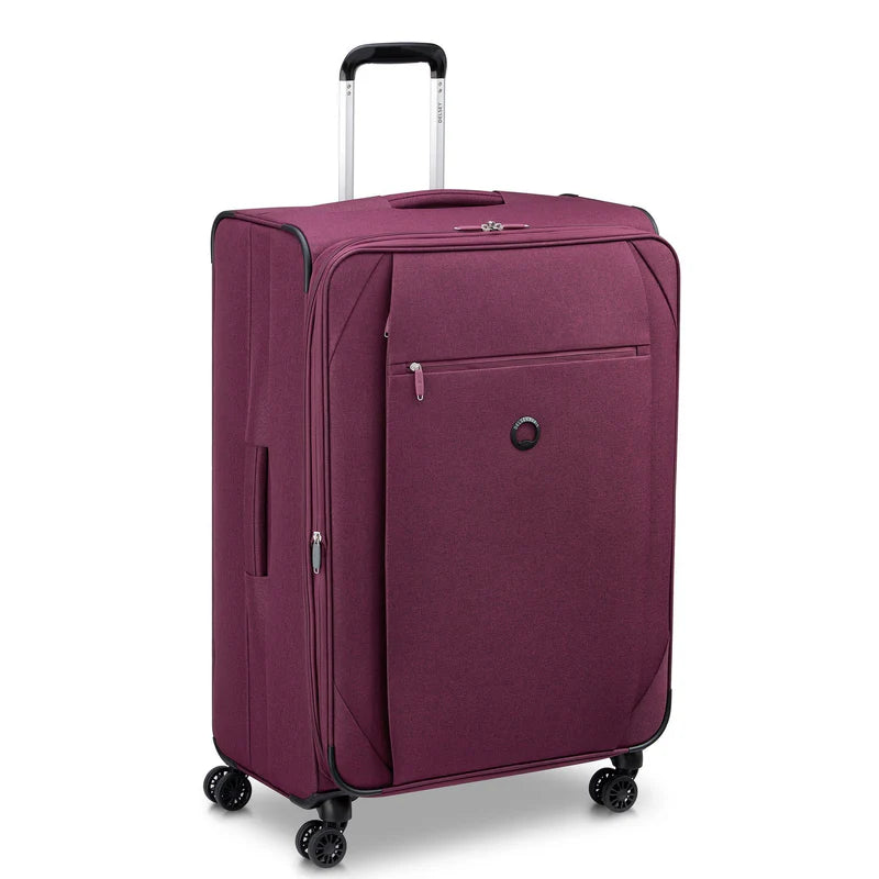 Purple delsey luggage shop
