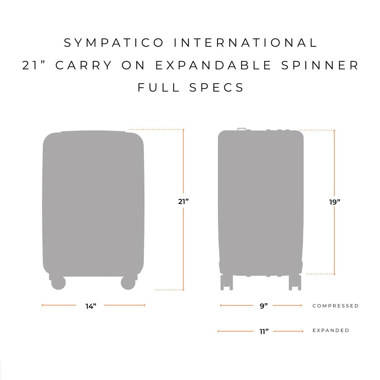 Briggs & Riley Sympatico International 21" Carry-On Expandable Spinner , , SU221CXSP-46
