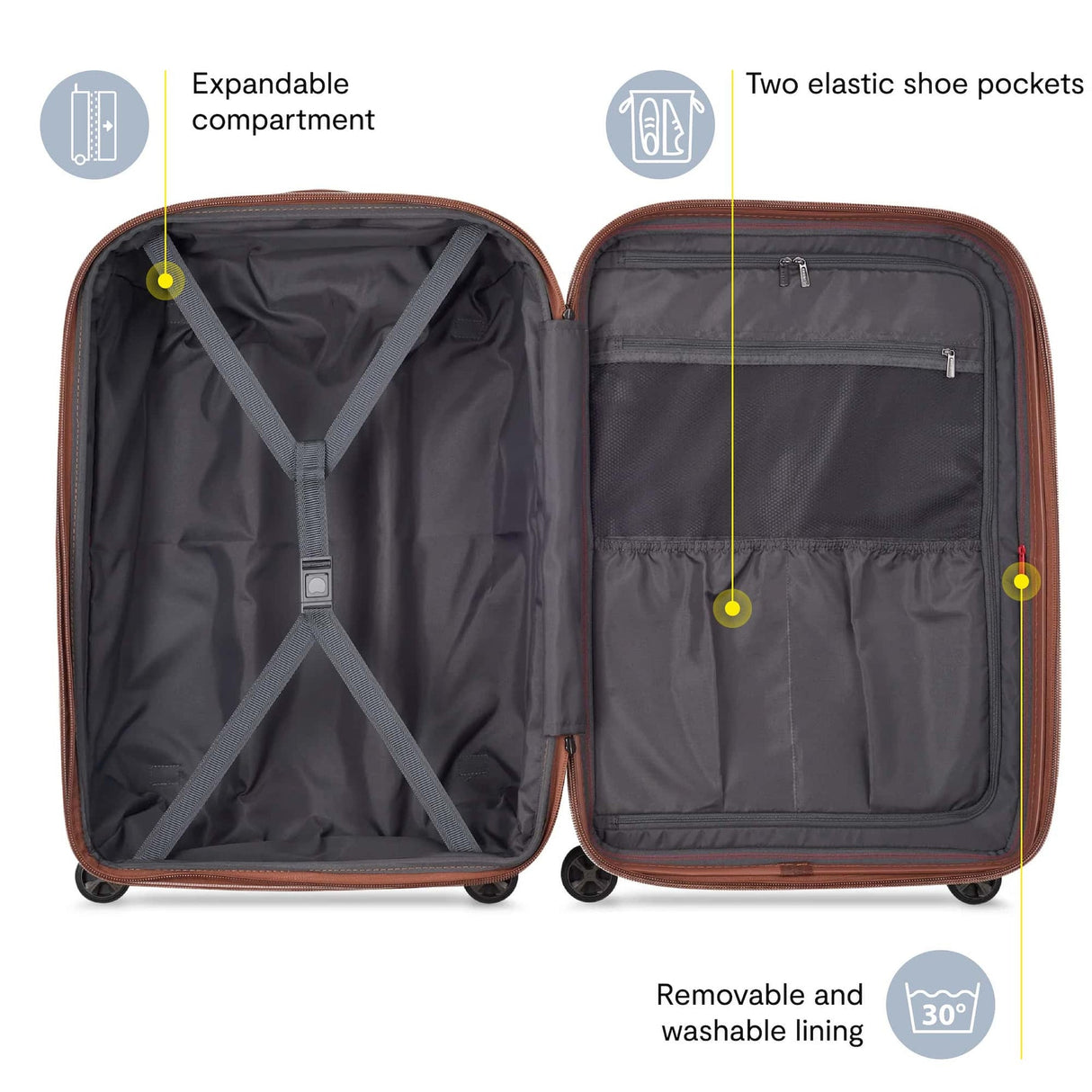 Delsey St Tropez Large Checked Expandable Spinner , , StTropezInt_1800x1800_1388d980-42ef-4bec-a878-0c2a7e0909f2