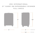 Briggs & Riley ZDX International 21" Carry-On Expandable Spinner , , ZXU121SPX-44