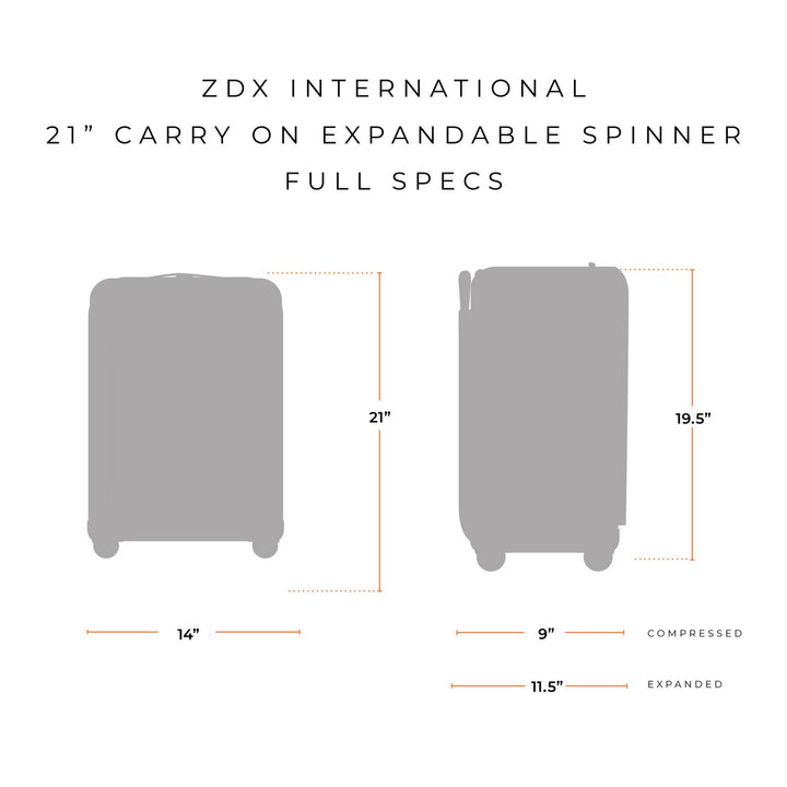 Briggs & Riley ZDX International 21" Carry-On Expandable Spinner , , ZXU121SPX-44_3d0b1d00-eb83-427f-8995-72bec21c869d