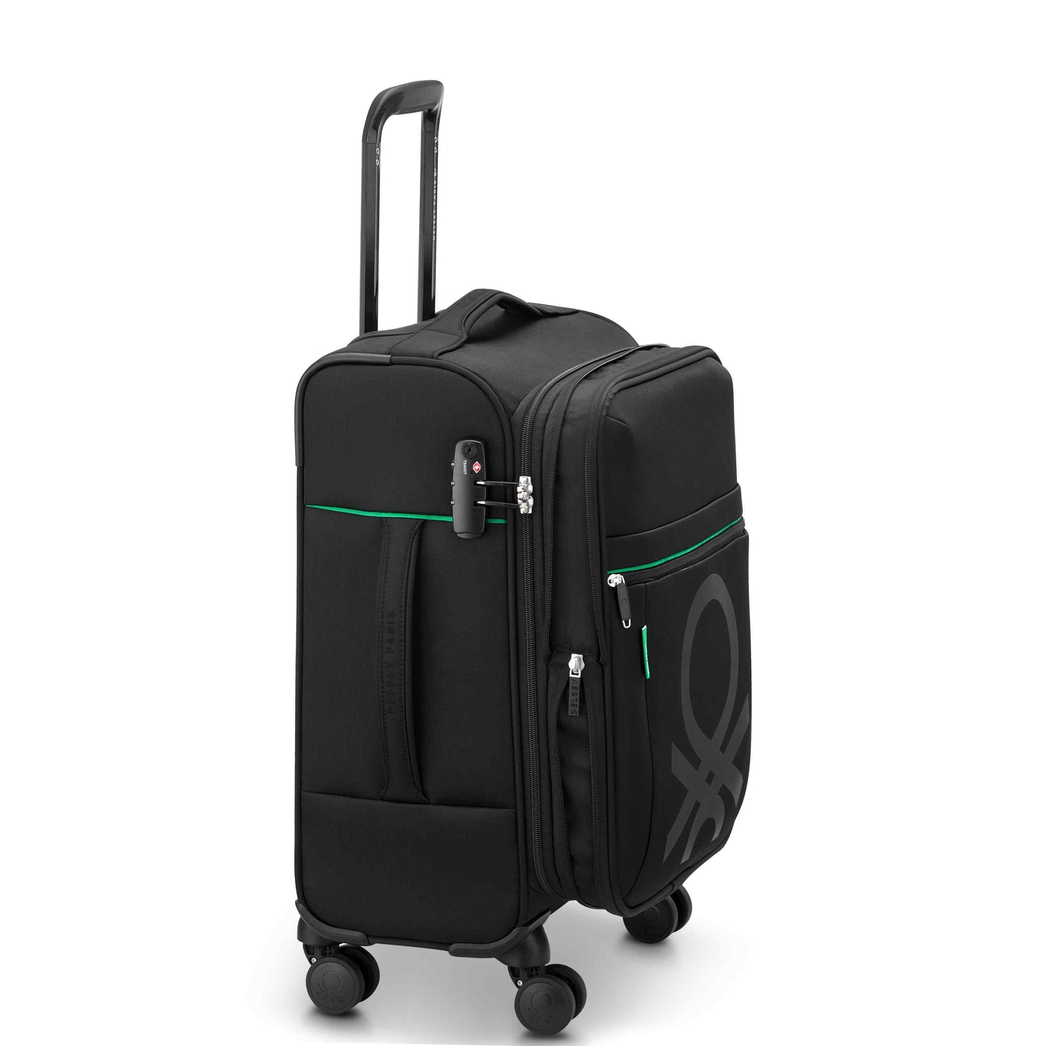 United Colors of Benetton x Delsey Color Block Carry-On Spinner