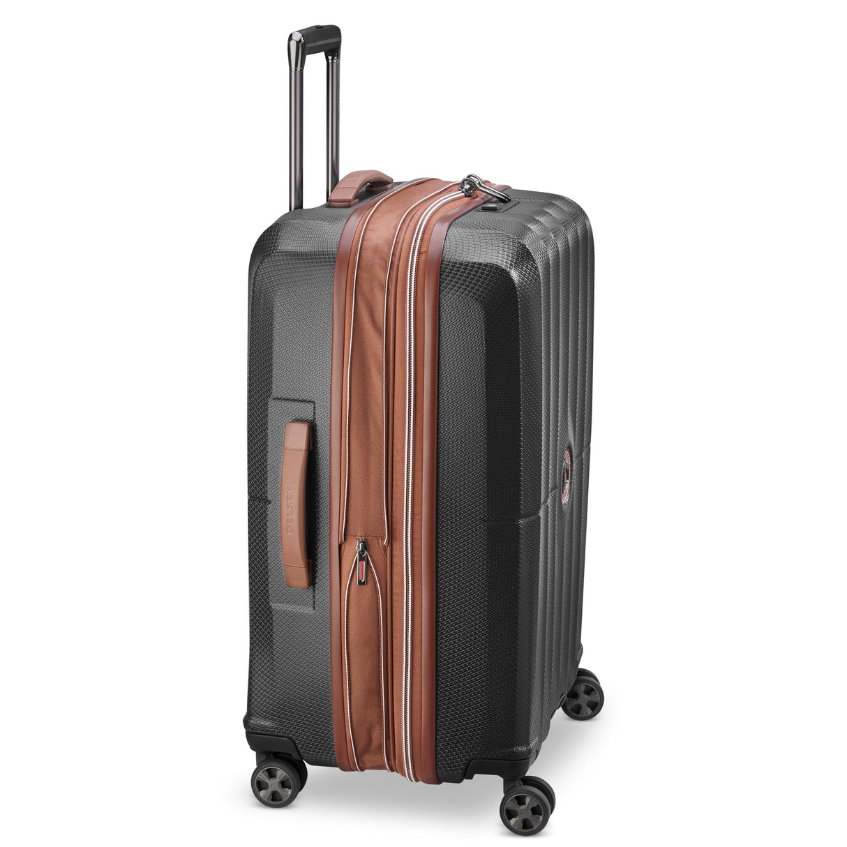 Delsey St Tropez Large Checked Expandable Spinner , , delsey-st-tropez-40208783000-16_1800x1800_53072b05-3e15-431c-bc71-700814270a19