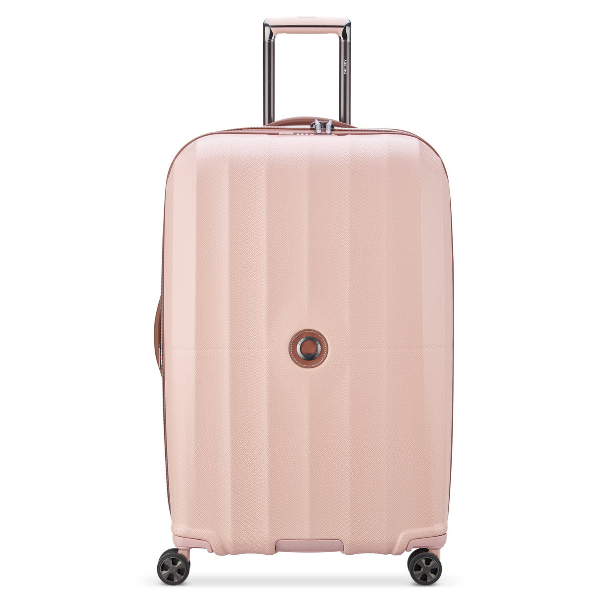 Delsey St Tropez Large Checked Expandable Spinner , Pink , delsey-st-tropez-40208783019-01_1800x1800_33aaa036-e1cf-45d3-bc88-3d7cee721fbe