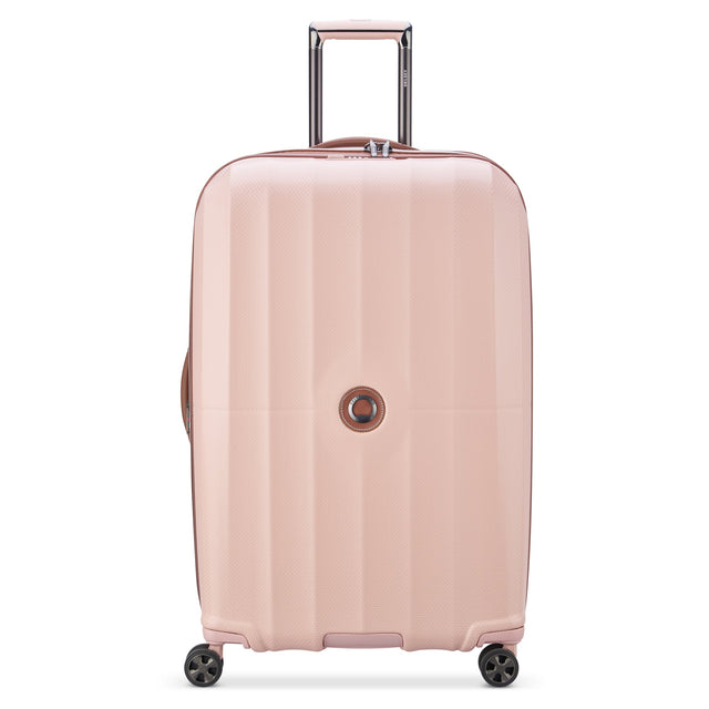 Delsey St Tropez Large Checked Expandable Spinner , Pink , delsey-st-tropez-40208783019-01_1800x1800_33aaa036-e1cf-45d3-bc88-3d7cee721fbe