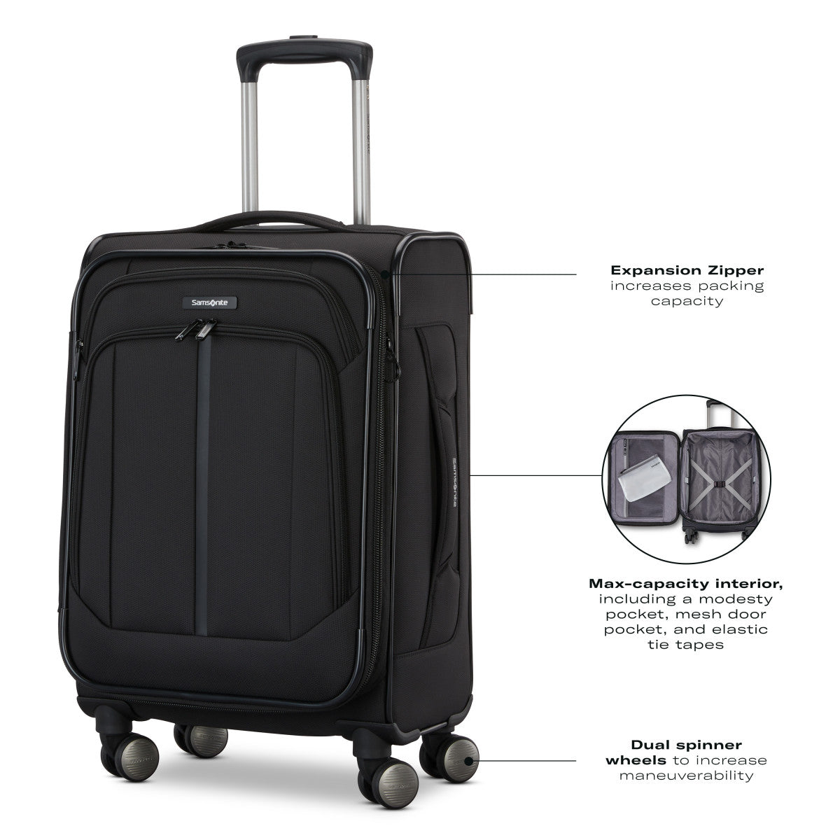 Samsonite Ascella 4 Carry-On Expandable Spinner