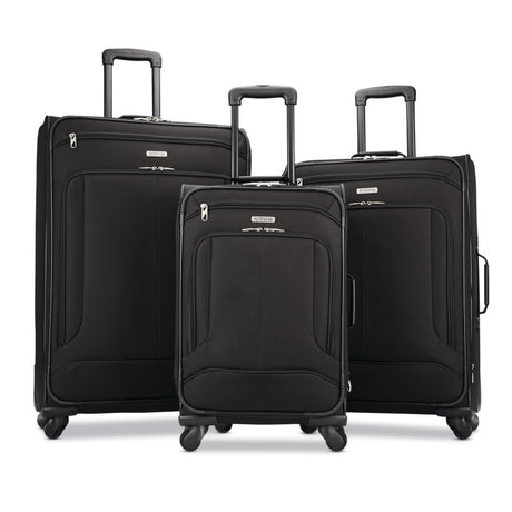 American Tourister Pop Max Spinner Luggage 3 Piece Set , Black , zulkduejn8ikmlnll6l6